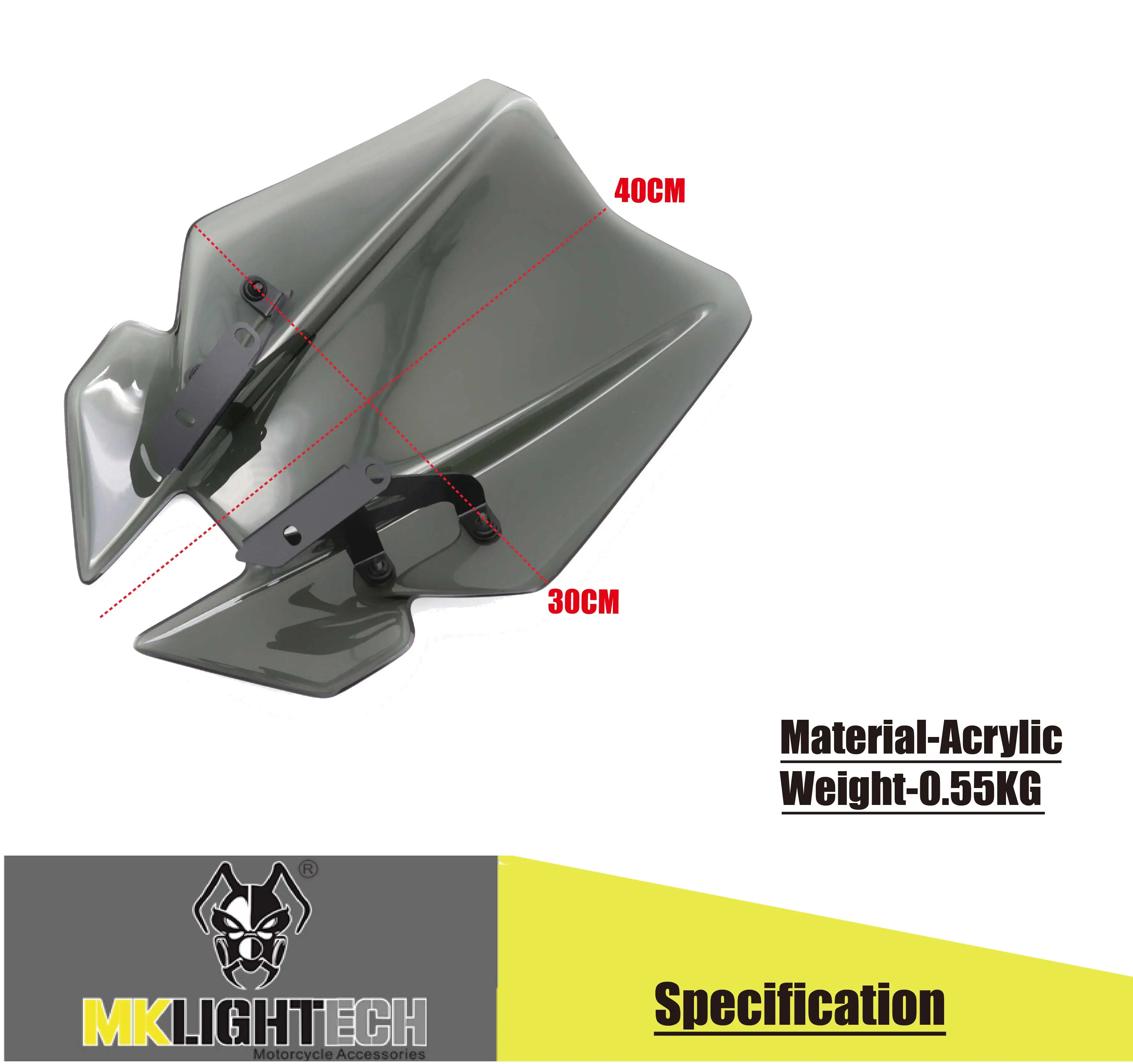 MKL IGHTECH FOR YAMAHA MT-09 MT09 Motorcycle Front Screen windshield Fairing windshield 2017-2020
MKL IGHTECH FOR YAMAHA MT-09 MT09 Motorcycle Front Screen windshield Fairing windshield 2017-2020
