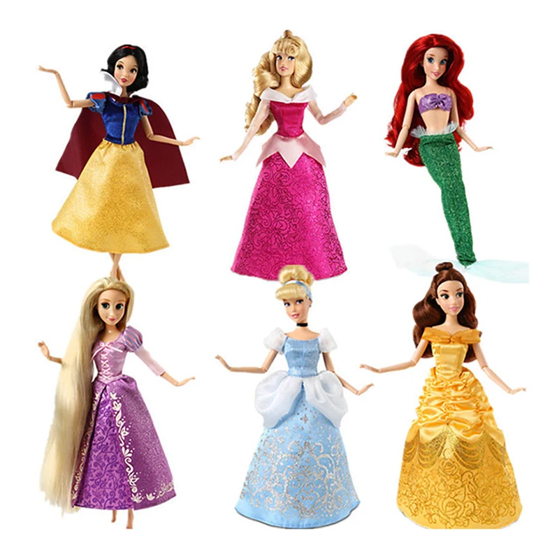 Disney Princess Snow White Jasmine Belle Aurora Rapunzel Ariel Princess kawaii anime figure Doll toy birthday Gift toys for Girl
Disney Princess Snow White Jasmine Belle Aurora Rapunzel Ariel Princess kawaii anime figure Doll toy birthday Gift toys for Girl