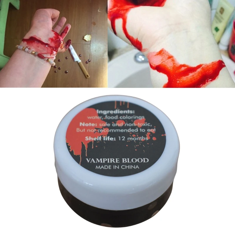 B2EB Indispensable Fake Blood Ideal for Creating Bloody Scenes for Dramas/ Movies/ Special Effects or Entertainment
B2EB Indispensable Fake Blood Ideal for Creating Bloody Scenes for Dramas/ Movies/ Special Effects or Entertainment