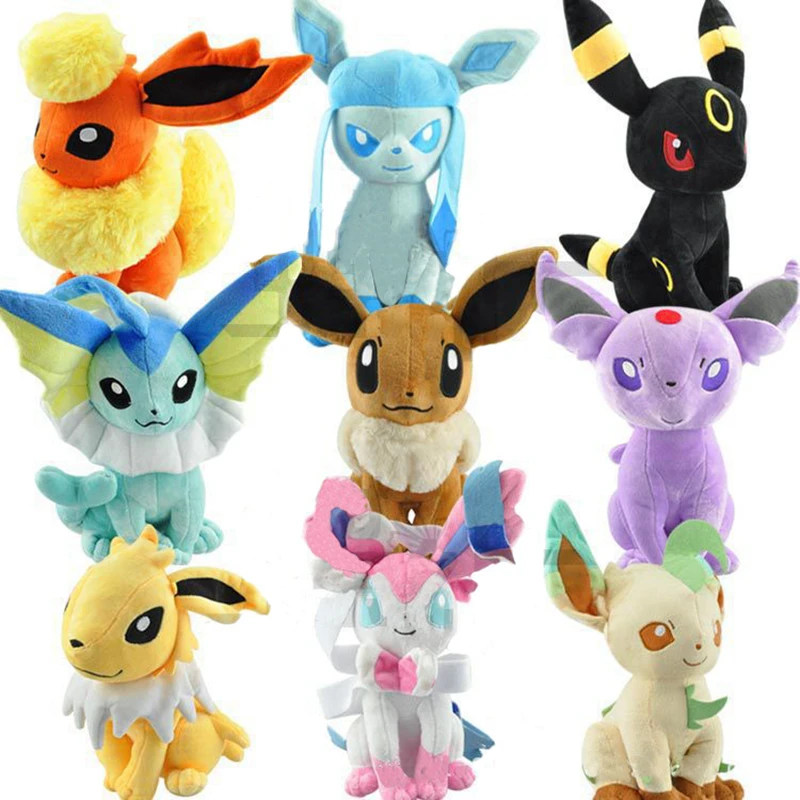 9 PCS 20CM Kawaii Pokemon Eevee Plush Dolls Cute Pokémon Stuffed Anime Cartoon Glaceon Leafeon Espeon Flareon Kids Girl Toy Gift
9 PCS 20CM Kawaii Pokemon Eevee Plush Dolls Cute Pokémon Stuffed Anime Cartoon Glaceon Leafeon Espeon Flareon Kids Girl Toy Gift