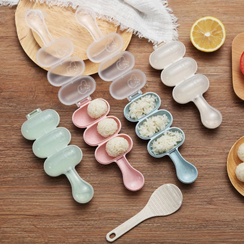 Cute Shaking Rice Ball Mold For Children DIY Eating Environmental Wheat Straw Material Rice Ball Meat Ball Mold Kitchen Gadgets
Cute Shaking Rice Ball Mold For Children DIY Eating Environmental Wheat Straw Material Rice Ball Meat Ball Mold Kitchen Gadgets