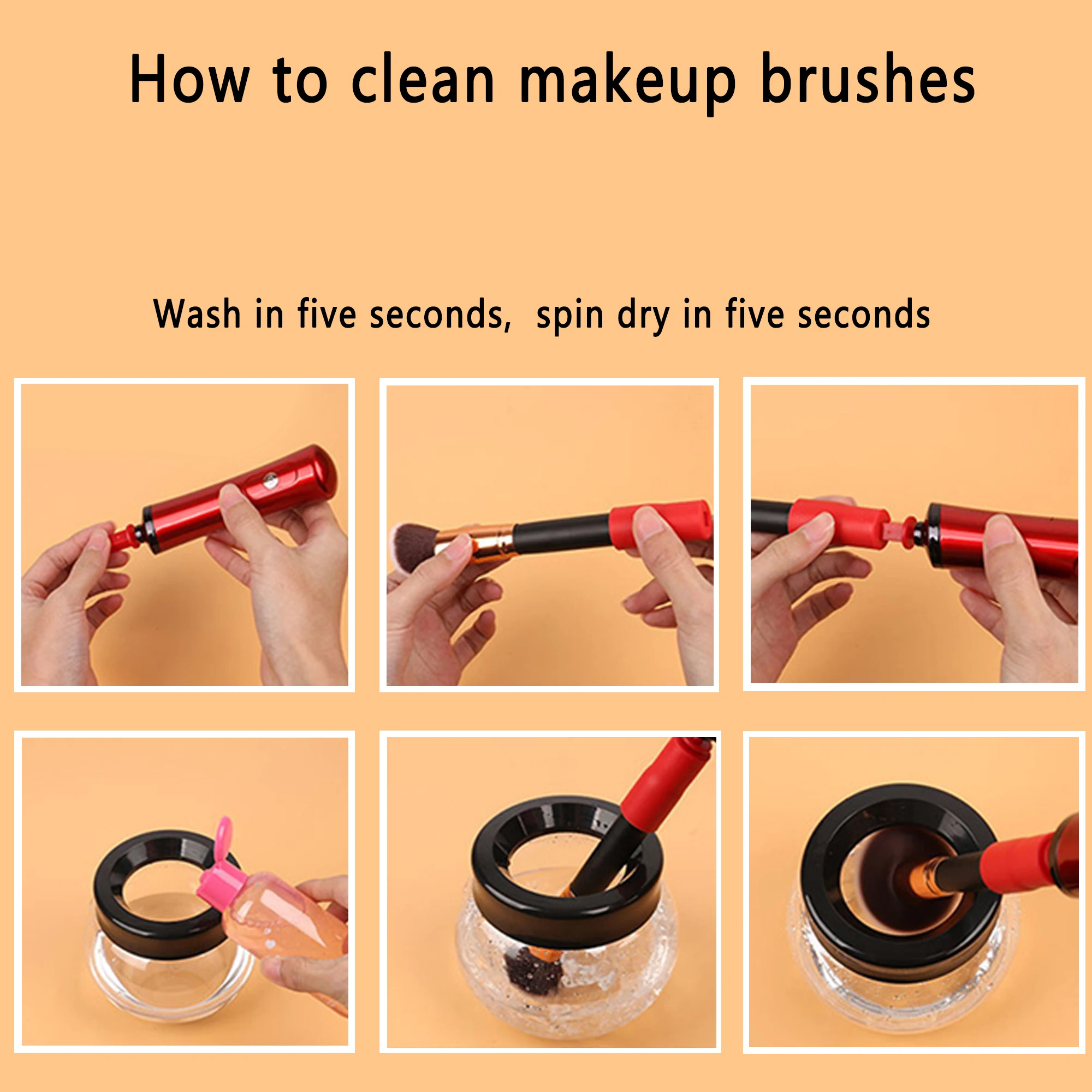Electric Nail Lacquer Shaker Makeup Brush Cleaner Dryer Portable Nail Gel Polish Eyelash Glue Automatic Wake UP Shaking Machine
Electric Nail Lacquer Shaker Makeup Brush Cleaner Dryer Portable Nail Gel Polish Eyelash Glue Automatic Wake UP Shaking Machine