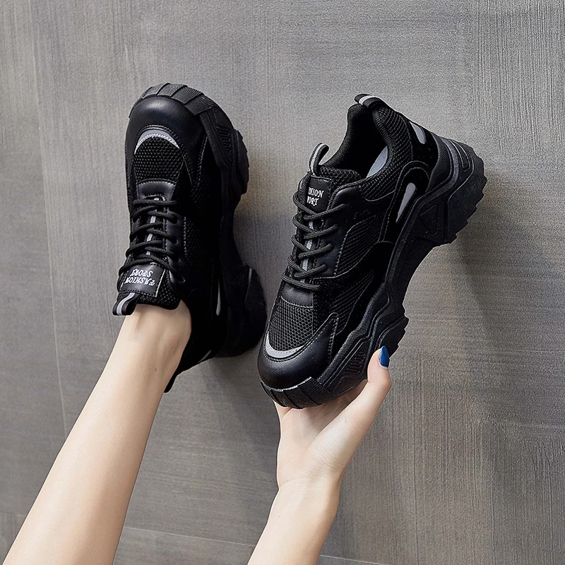 Fashion Women Sneakers Platform Autumn Chunky Shoes Breathable Casual Vulcanized Shoes Ladies Sneakers Femme Chaussures
Fashion Women Sneakers Platform Autumn Chunky Shoes Breathable Casual Vulcanized Shoes Ladies Sneakers Femme Chaussures