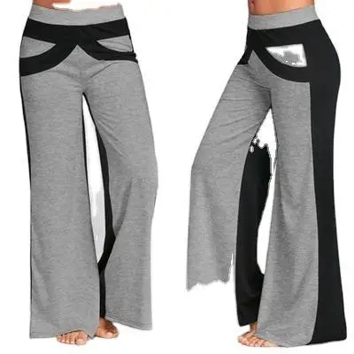 2021 new women's fashion casual color contrast wide leg pants
2021 new women's fashion casual color contrast wide leg pants