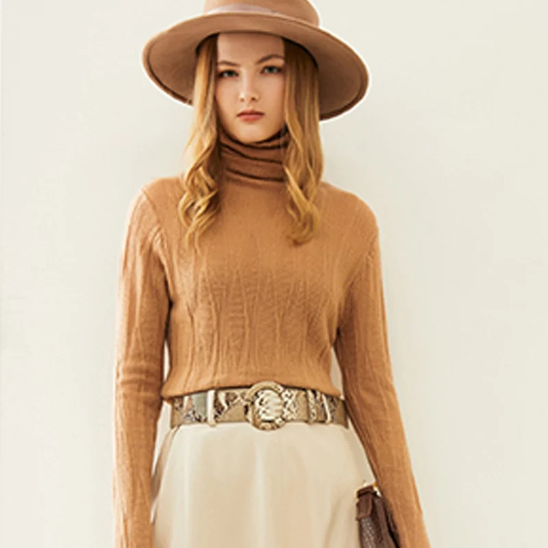 2020 thick winter warm sweater women's 100% wool Merino sweater knitting large supply high collar women's Sweatshirt 6-color top
2020 thick winter warm sweater women's 100% wool Merino sweater knitting large supply high collar women's Sweatshirt 6-color top