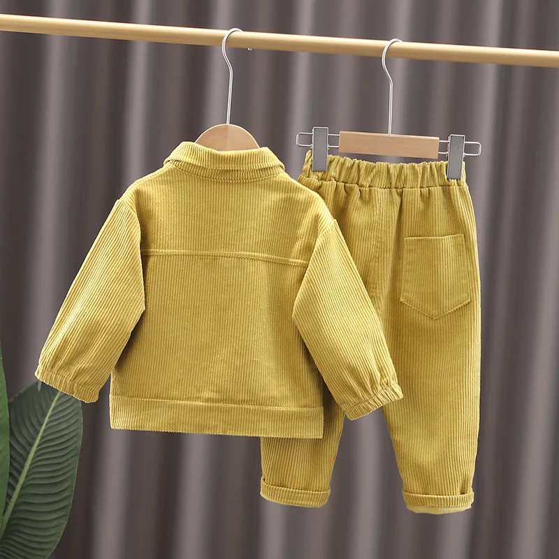 Fashion New Autumn Winter Baby Boy Clothing Set Kids Corduroy Handsome Clothes Coat+T-shirts+Pants 3PCS Girls Casual Outfits
Fashion New Autumn Winter Baby Boy Clothing Set Kids Corduroy Handsome Clothes Coat+T-shirts+Pants 3PCS Girls Casual Outfits