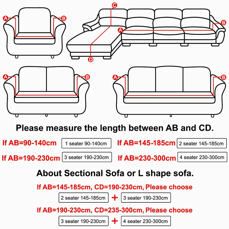 Elastic Sofa Cover Cotton All-inclusive Couch Cover for Living Room 1/2/3/4 Seater Stretch Slipcover L Shape Corner Sofa Spandex
Elastic Sofa Cover Cotton All-inclusive Couch Cover for Living Room 1/2/3/4 Seater Stretch Slipcover L Shape Corner Sofa Spandex