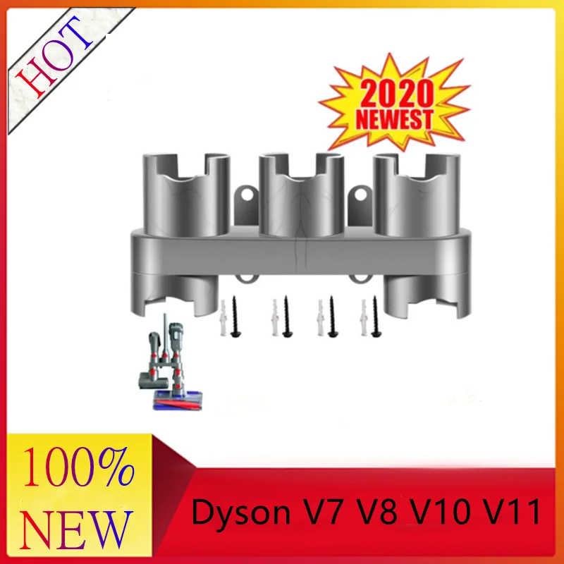 

Suporte de armazenamento para aspirador de pó absoluto, peças, acessórios, ferramenta de escova, base do bico para dyson v7 v8 v