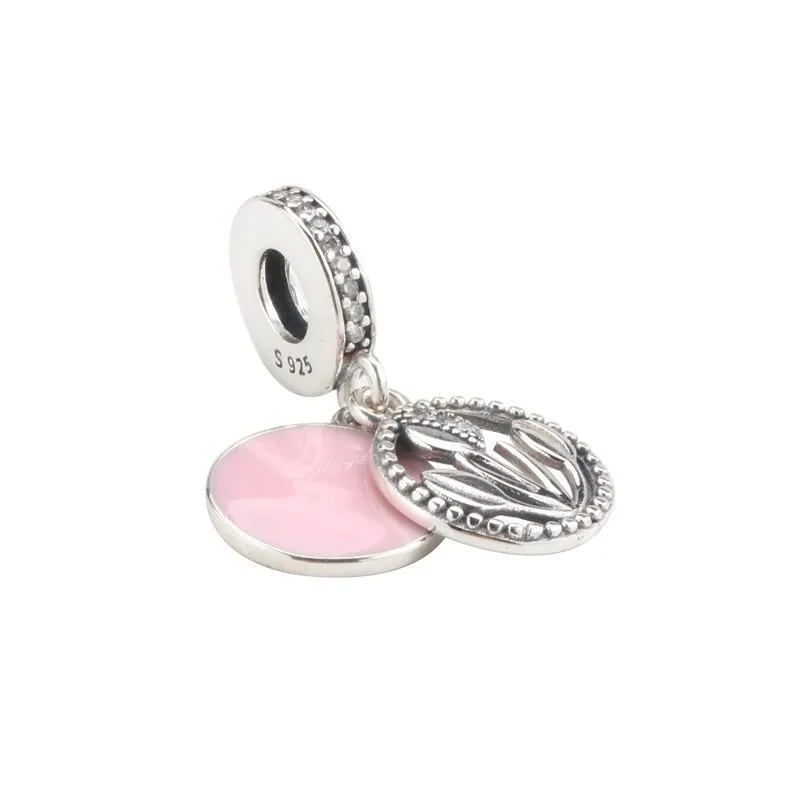 Original 925 Sterling Silver Charm Creative Pink Round Pendant Fit Pandora Women Bracelet & Necklace Diy Jewelry
Original 925 Sterling Silver Charm Creative Pink Round Pendant Fit Pandora Women Bracelet & Necklace Diy Jewelry