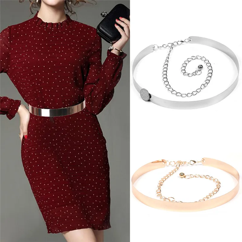 1pcs 200cm - 350m Women Belts Waistbands Punk Metallic Gold Plate Wide Cummerbunds With Chains Full Metal Mirror Waist Belt
1pcs 200cm - 350m Women Belts Waistbands Punk Metallic Gold Plate Wide Cummerbunds With Chains Full Metal Mirror Waist Belt