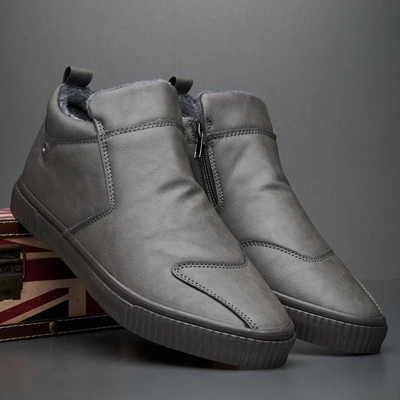 Dacomfy Men Winter Shoes Leather Loafers Breathable Slip on Flats Waterproof Comfortable Sneakers Fur Lining Loafers Moccasins
Dacomfy Men Winter Shoes Leather Loafers Breathable Slip on Flats Waterproof Comfortable Sneakers Fur Lining Loafers Moccasins