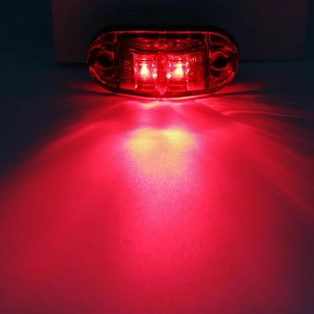 2 Diode Oval Side Marker Light 2.5-Inch Clearance Truck 10pcs Red Lamp High Quality Useful
2 Diode Oval Side Marker Light 2.5-Inch Clearance Truck 10pcs Red Lamp High Quality Useful