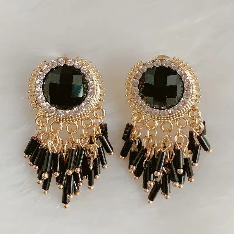 earrings for women oorbellen hangers statement chain pendientes largos Peacock eye tassel tassel trendy geometric Euro-American 
earrings for women oorbellen hangers statement chain pendientes largos Peacock eye tassel tassel trendy geometric Euro-American