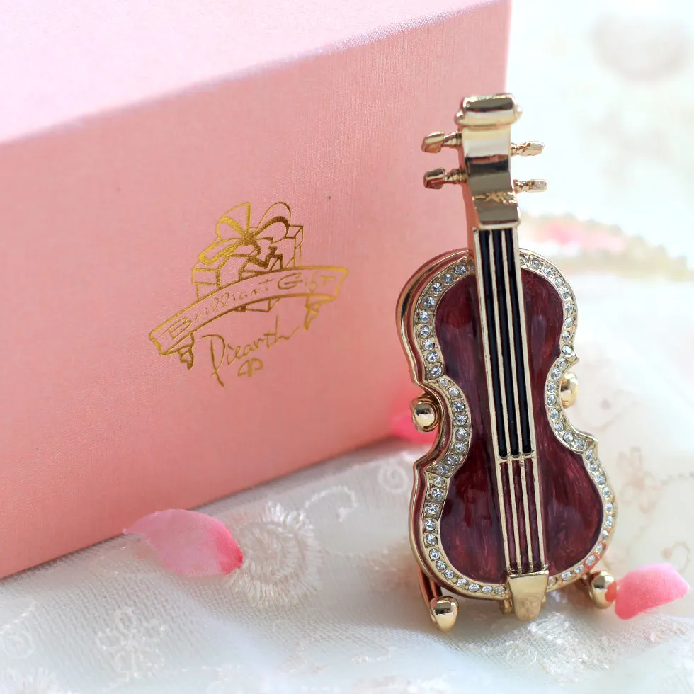 Cy Literary Style Crystal Inlaid Violin Gilding Jewelry Box Ornament Ornaments Gathering
Cy Literary Style Crystal Inlaid Violin Gilding Jewelry Box Ornament Ornaments Gathering