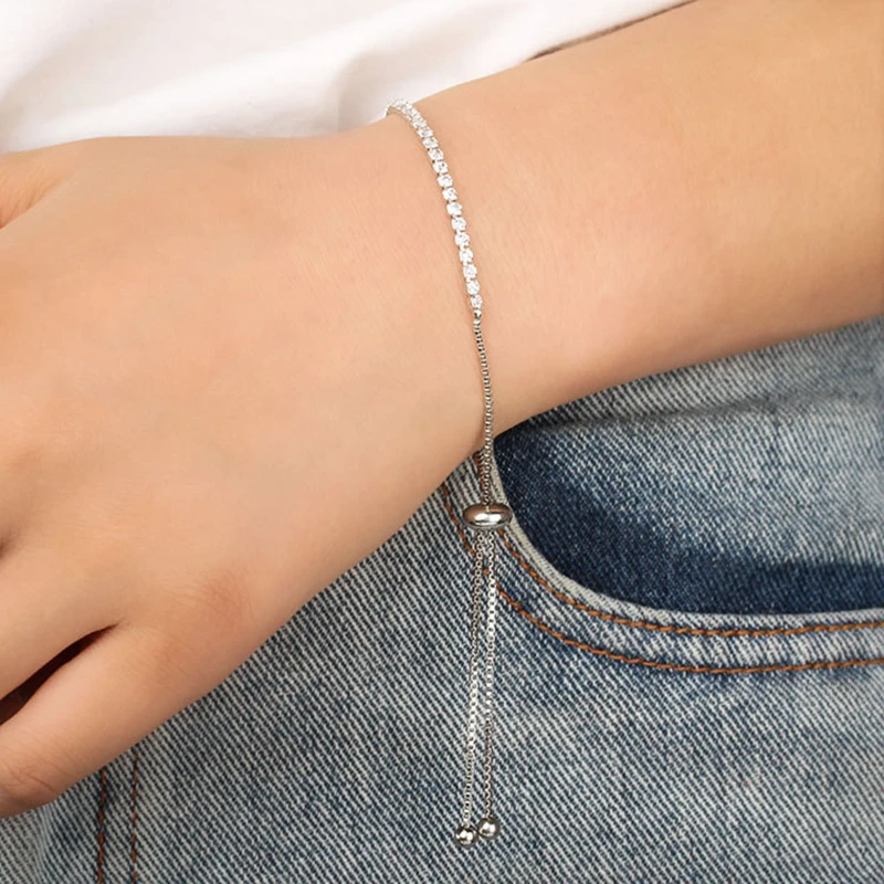 Fashion Cubic Zirconia Tennis Adjustable Bracelet Bangle For Women Gold Silver Color Crystal Bracelets/Bangle Wedding Jewelry
Fashion Cubic Zirconia Tennis Adjustable Bracelet Bangle For Women Gold Silver Color Crystal Bracelets/Bangle Wedding Jewelry