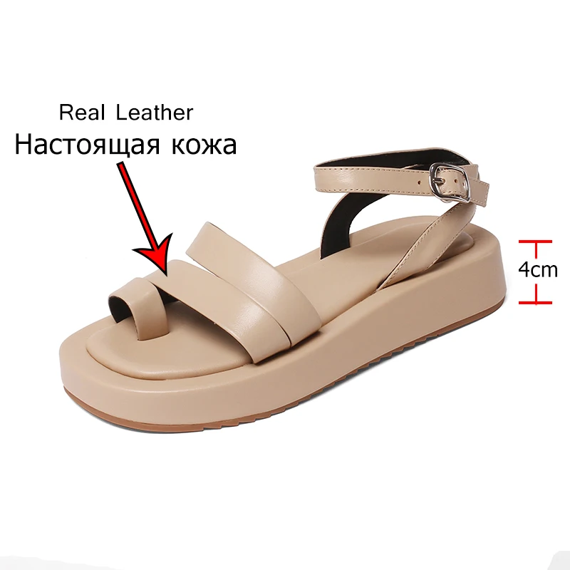 comemore 2021 Women Real Leather Sandals Shoes Buckle Strap Platform Shoes Clip Toe Gladiator Ladies Footwear Size 34-43 Summer
comemore 2021 Women Real Leather Sandals Shoes Buckle Strap Platform Shoes Clip Toe Gladiator Ladies Footwear Size 34-43 Summer