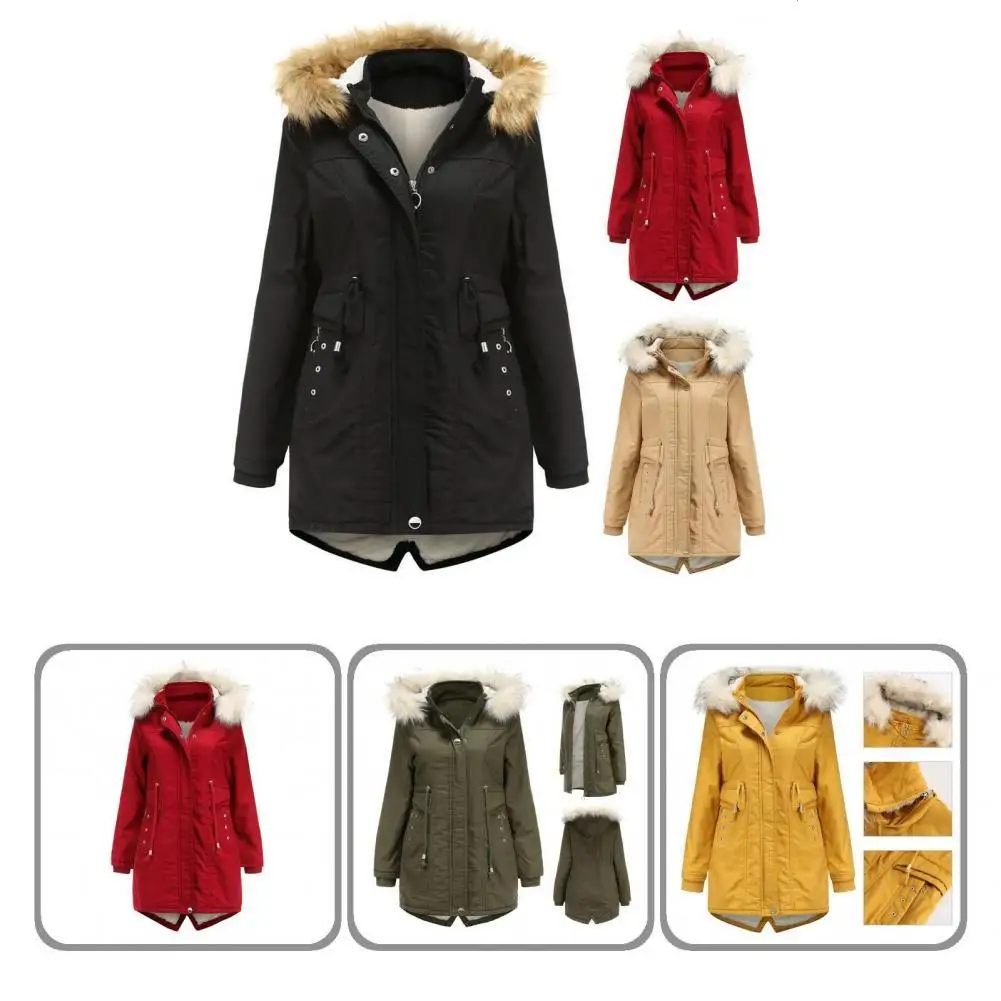 Lady Coat Back Hem Split Plush Lining Cardigan Casual Pure Color Lady Jacket Women Coat for School
Lady Coat Back Hem Split Plush Lining Cardigan Casual Pure Color Lady Jacket Women Coat for School