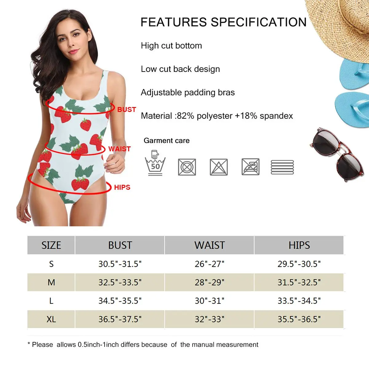 Women BikiniStrawberry Sexy Bandage One Backless Swimsuit Female Swimsuit Bodysuit Beach Wear New Swimsuit Monokini
Women BikiniStrawberry Sexy Bandage One Backless Swimsuit Female Swimsuit Bodysuit Beach Wear New Swimsuit Monokini