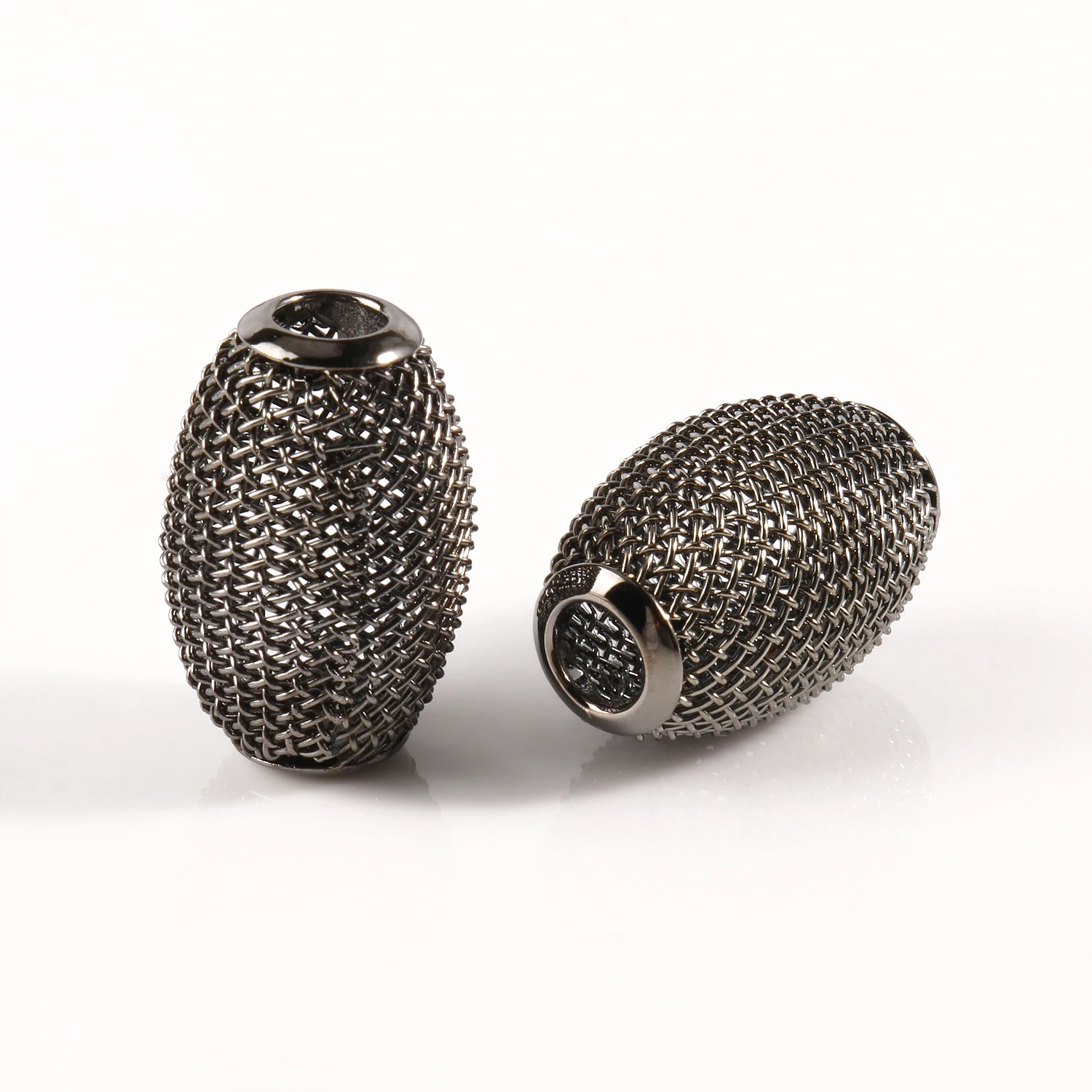 15*22mm Rose Gold Black Oval Mesh Net Spacer Metal Beads Big Hole Loose Beads for DIY European Charms Bracelet Jewerlry findings
15*22mm Rose Gold Black Oval Mesh Net Spacer Metal Beads Big Hole Loose Beads for DIY European Charms Bracelet Jewerlry findings