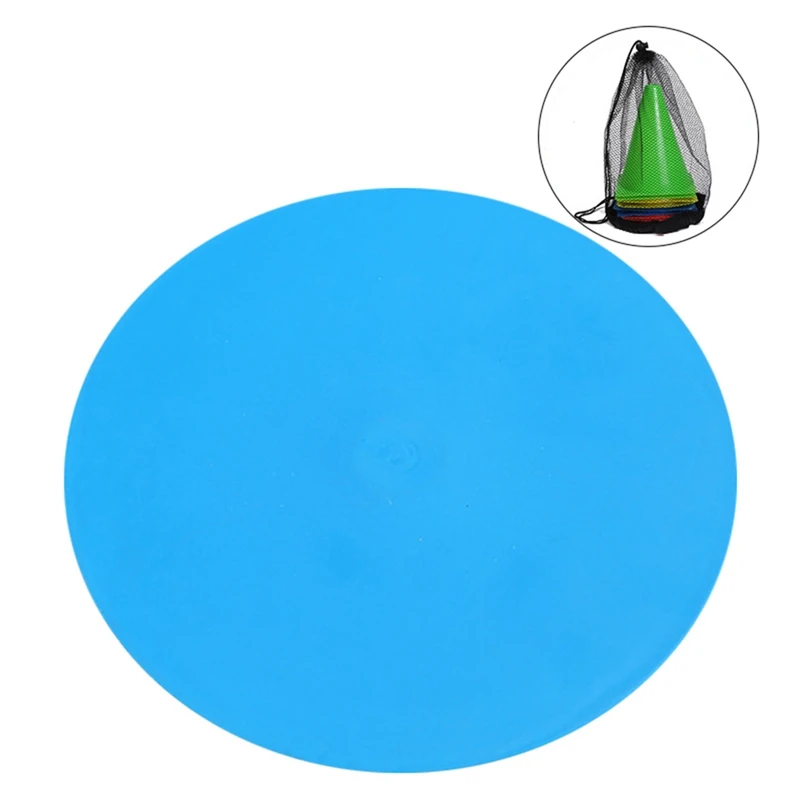 Football Landmark Pad Direction Mark Round Landmark Flat Plate Mark 7-inch Non-slip Sports Plate-including Carrying Bag (blue)
Football Landmark Pad Direction Mark Round Landmark Flat Plate Mark 7-inch Non-slip Sports Plate-including Carrying Bag (blue)
