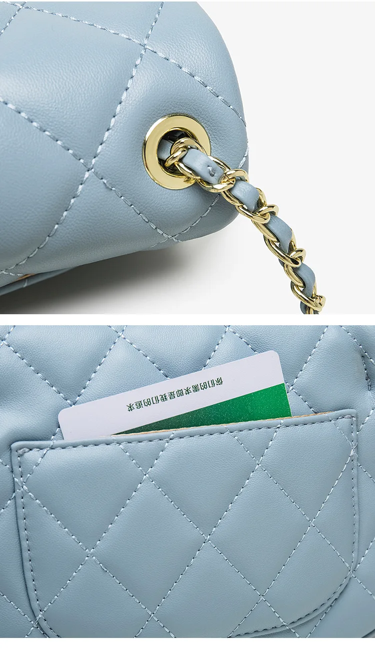 2021 new luxury big-brand fashion women's bag shoulder messenger bag diamond lattice chain bag small fragrant sheepskin bag
2021 new luxury big-brand fashion women's bag shoulder messenger bag diamond lattice chain bag small fragrant sheepskin bag