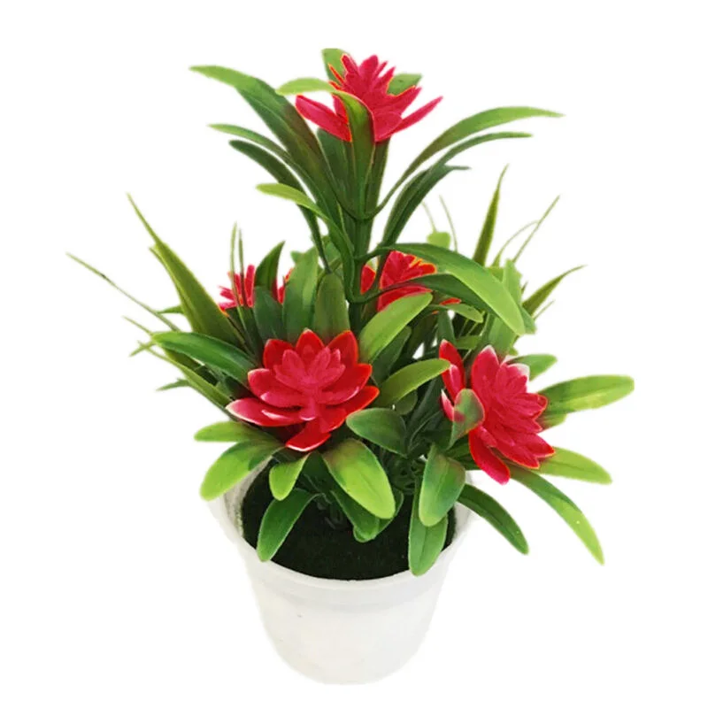 Emulation Fake Blossom Artificial Flowers Plant With Pot In Vase Flowerpot For Home Office Table Indoor Decoration
Emulation Fake Blossom Artificial Flowers Plant With Pot In Vase Flowerpot For Home Office Table Indoor Decoration
