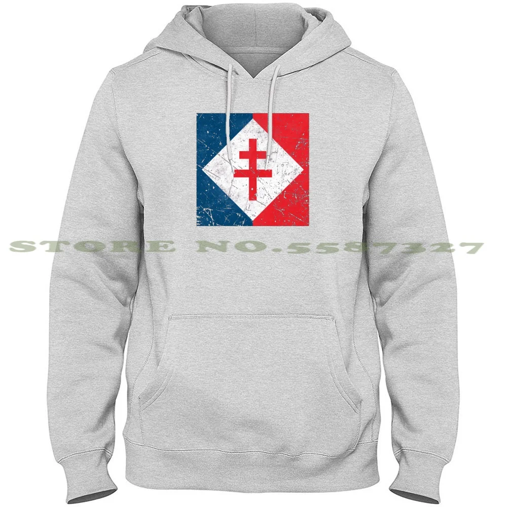 Lorraine Cross Vintage Flag Streetwear Sport Hoodie Sweatshirt Lorraine Cross French Free Republic France Resistance Ww2
Lorraine Cross Vintage Flag Streetwear Sport Hoodie Sweatshirt Lorraine Cross French Free Republic France Resistance Ww2
