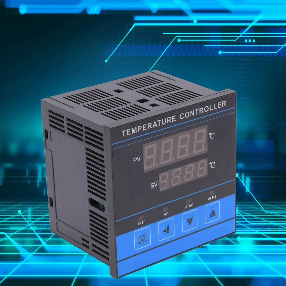 AC220V 50/60HzDigital Temperature Controller Intelligent RELAY+SSR Output0-400 Degree
AC220V 50/60HzDigital Temperature Controller Intelligent RELAY+SSR Output0-400 Degree