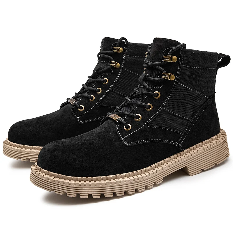 2020 Winter Men Boots Vintage Leather Short Boots Fashion Lace-up Casual Men's Shoes Plus Velvet Warm Martin Boots
2020 Winter Men Boots Vintage Leather Short Boots Fashion Lace-up Casual Men's Shoes Plus Velvet Warm Martin Boots