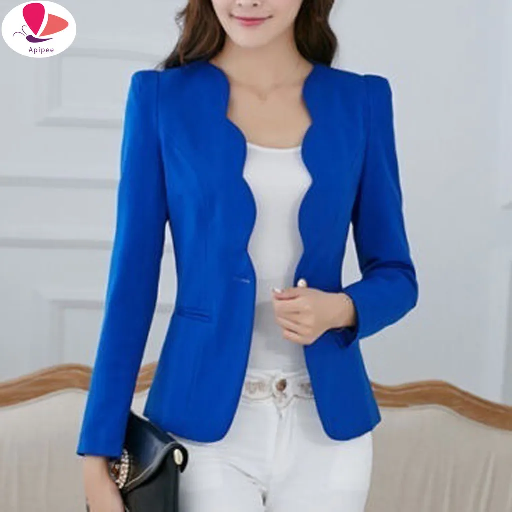 2021 Autumn Women Long Sleeve Solid Turn-down Collar Coat Lady Business Suit Cardigan Jacket Suit Femme Blazer Slim Top
2021 Autumn Women Long Sleeve Solid Turn-down Collar Coat Lady Business Suit Cardigan Jacket Suit Femme Blazer Slim Top