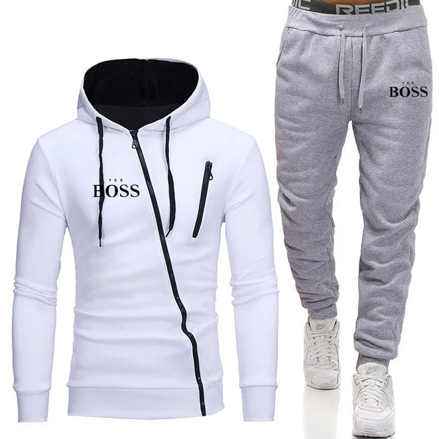 New 2021yes boss printed men's suit, fitness and fashion plus size men's two-piece diagonal zipper sweater
New 2021yes boss printed men's suit, fitness and fashion plus size men's two-piece diagonal zipper sweater
