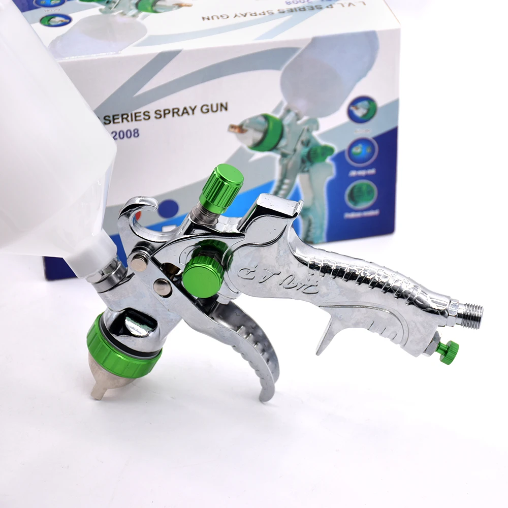 600cc HVLP 600ML 1.4/1.7/2.0mm Nozzle Gravity Pneumatic Air Paint Spay Gun For Car Auto Repair Tool Professional Painting Kit
600cc HVLP 600ML 1.4/1.7/2.0mm Nozzle Gravity Pneumatic Air Paint Spay Gun For Car Auto Repair Tool Professional Painting Kit