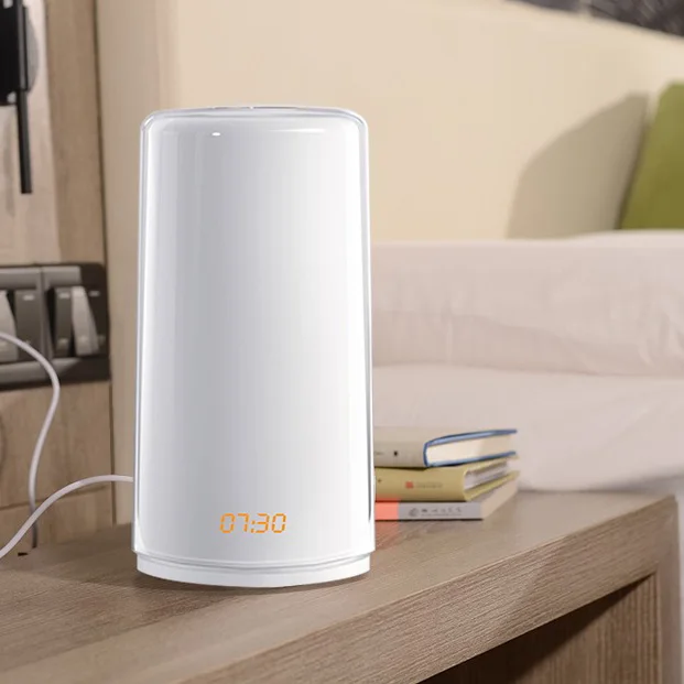 Sunrise Alarm Clock Press-Sensitive Beside Lamp with Dimmable Warm White Night Light for Living Room Bedroom(EU Plug)
Sunrise Alarm Clock Press-Sensitive Beside Lamp with Dimmable Warm White Night Light for Living Room Bedroom(EU Plug)