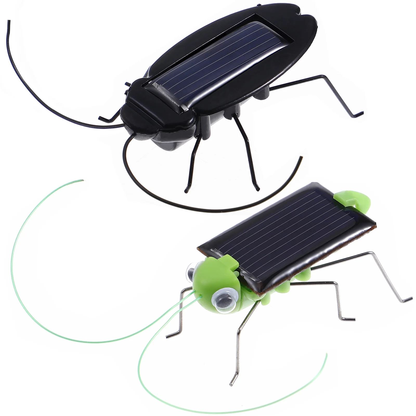 2pcs Fake Locust Cockroach Toys Solar Powered Insects Simulation Roach Locust Tricky Toys Fake Insect for Kids
2pcs Fake Locust Cockroach Toys Solar Powered Insects Simulation Roach Locust Tricky Toys Fake Insect for Kids