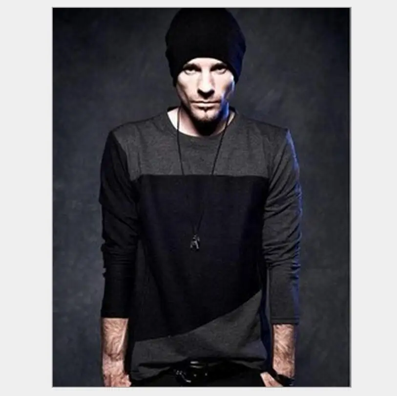 Men Lager Size Clothing Free Shipping Korean Version Of The Personality Long-sleeved Round Neck T-shirt / S-2xl
Men Lager Size Clothing Free Shipping Korean Version Of The Personality Long-sleeved Round Neck T-shirt / S-2xl