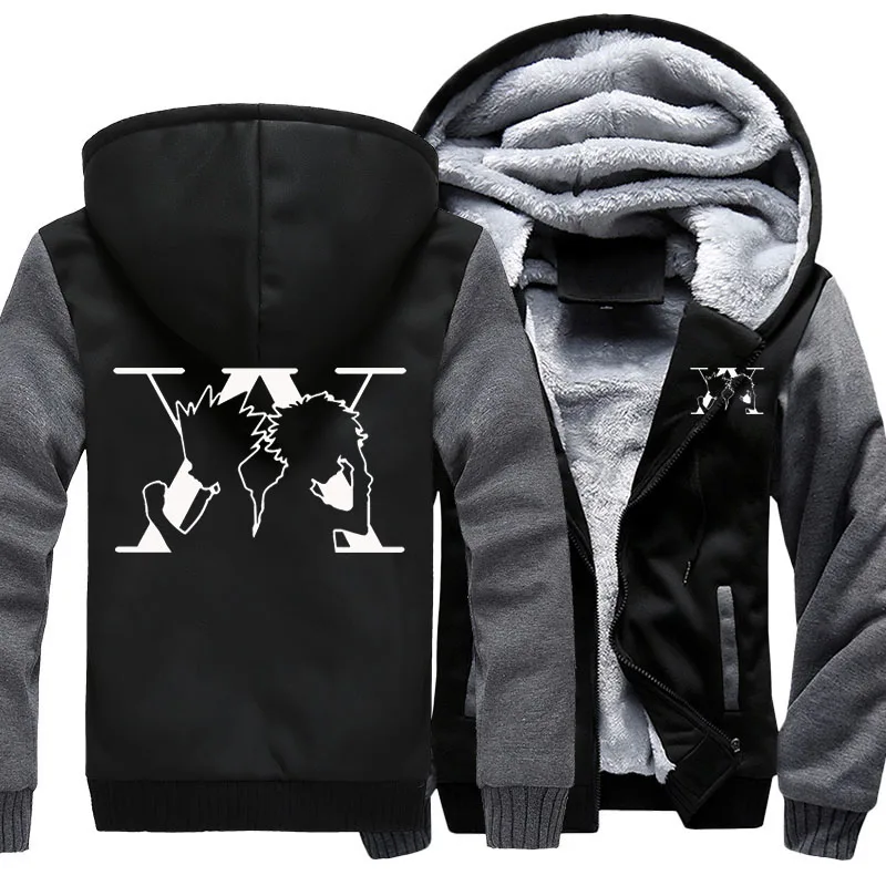 Anime Thicken Hoodie Hunter X Hunter Zipper Jacket Unisex Long Sleeve Sweatshirts Coat Casual Warm Fleece Hooded TOP
Anime Thicken Hoodie Hunter X Hunter Zipper Jacket Unisex Long Sleeve Sweatshirts Coat Casual Warm Fleece Hooded TOP