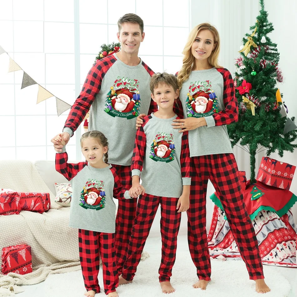 Plaid Christmas Family Matching Outfits Santa Claus Father Mother Children & Baby Pajamas Set Mommy and Me Xmas Pyjamas Clothes
Plaid Christmas Family Matching Outfits Santa Claus Father Mother Children & Baby Pajamas Set Mommy and Me Xmas Pyjamas Clothes