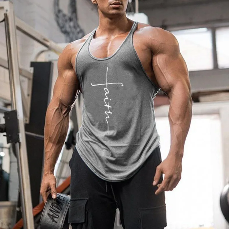 Gym Tank Top Men Fitness Clothing Mens Bodybuilding Tank Tops Summer Gym Clothing for Male Sleeveless Vest Shirts Plus Size 
Gym Tank Top Men Fitness Clothing Mens Bodybuilding Tank Tops Summer Gym Clothing for Male Sleeveless Vest Shirts Plus Size