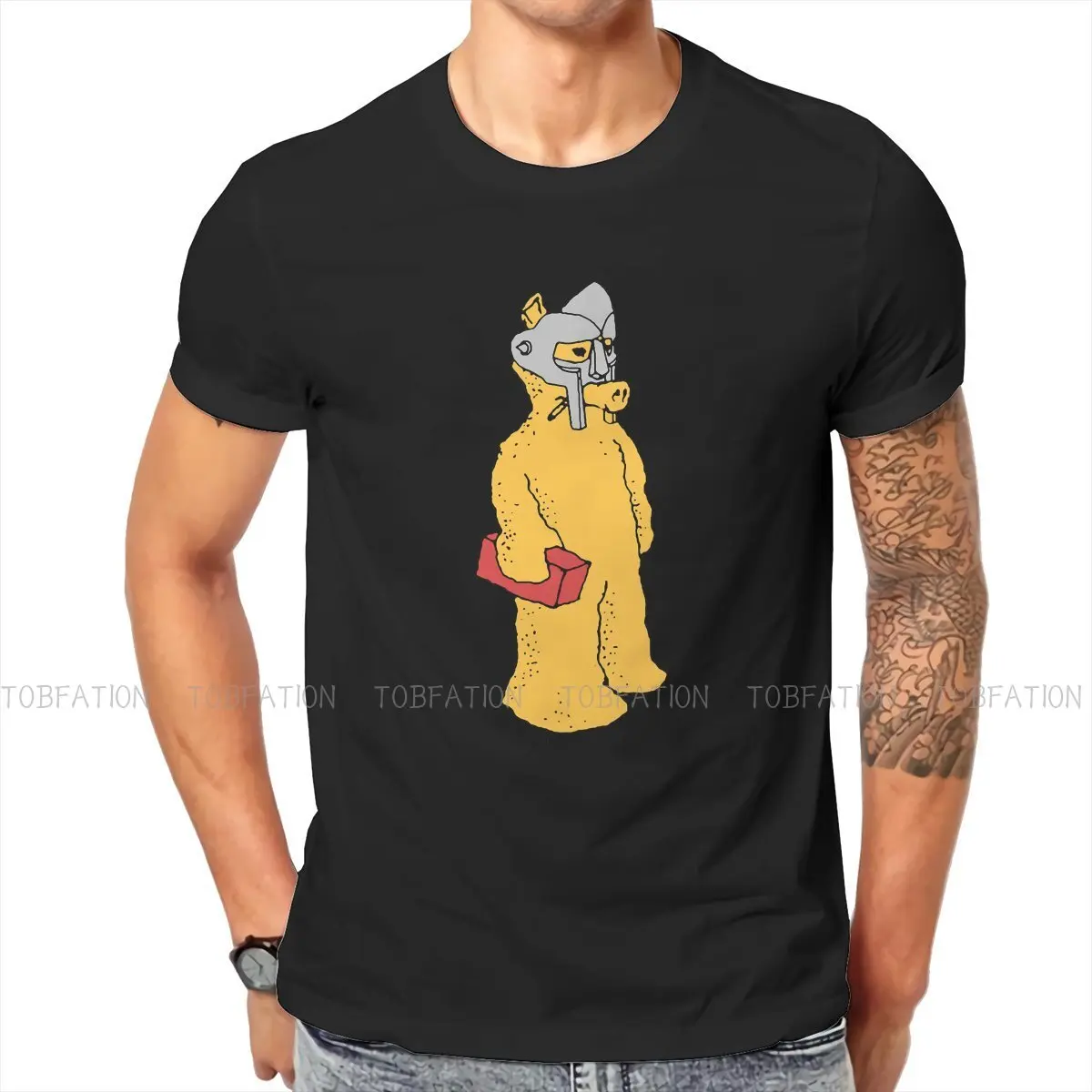 Brick and Mask Hip Hop TShirt Quasimoto Funny Comic Interesting Creative Streetwear Leisure T Shirt Men Tee Gift Idea
Brick and Mask Hip Hop TShirt Quasimoto Funny Comic Interesting Creative Streetwear Leisure T Shirt Men Tee Gift Idea
