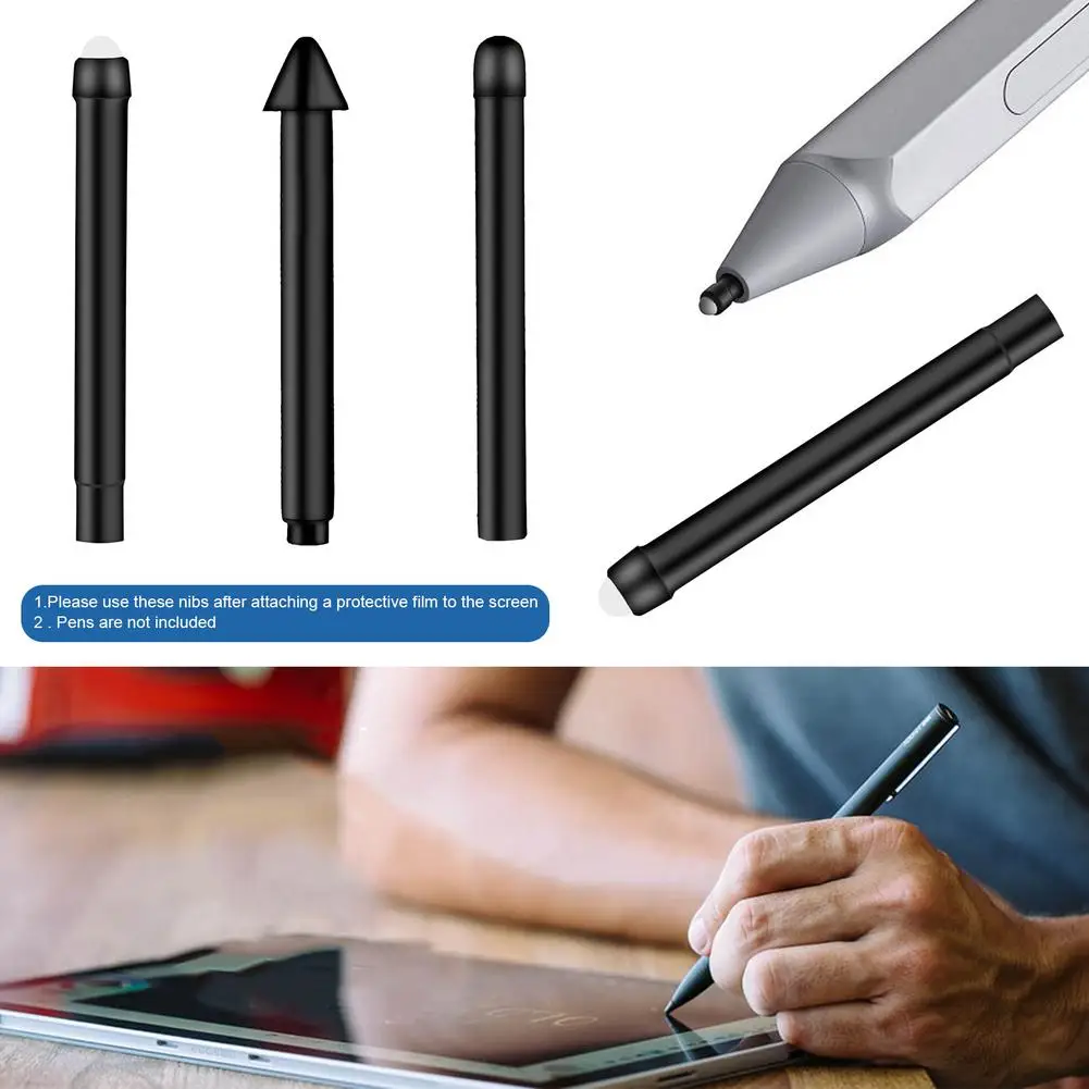 Сменный сенсорный стилус, 3 шт., набор наконечников для Microsoft Surface Pro 4/5/6/7, стилус для ноутбука 
Сменный сенсорный стилус, 3 шт., набор наконечников для Microsoft Surface Pro 4/5/6/7, стилус для ноутбука