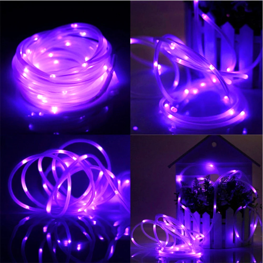 Solar Panel Light Outdoor Hose Fairy LED String Light 8 Modes Waterproof IP65 For Decorative Holiday Party Wedding Garden Light
Solar Panel Light Outdoor Hose Fairy LED String Light 8 Modes Waterproof IP65 For Decorative Holiday Party Wedding Garden Light