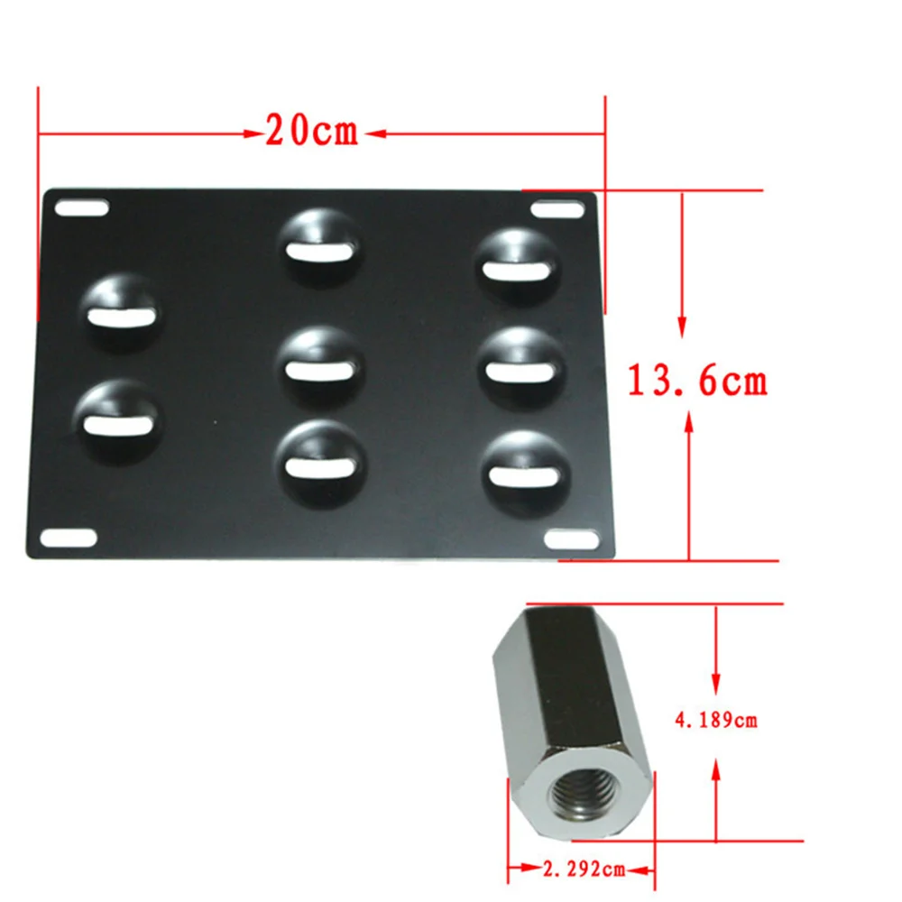 Black Aluminum Alloy Car Modified Personalized License Plate Frame 20*13.6cm 
Black Aluminum Alloy Car Modified Personalized License Plate Frame 20*13.6cm