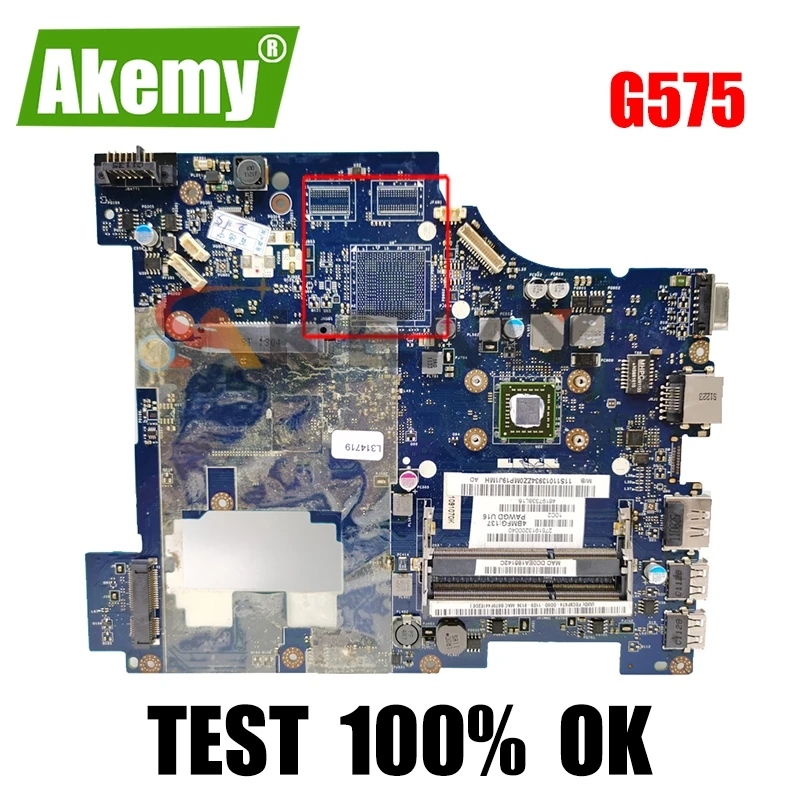 Материнская плата для ноутбука LENOVO Ideapad G575 EME450, материнская плата для ноутбука PAWGD LA-6757P 11013934 DDR3, материнская плата для ноутбука
Материнская плата для ноутбука LENOVO Ideapad G575 EME450, материнская плата для ноутбука PAWGD LA-6757P 11013934 DDR3, материнская плата для ноутбука