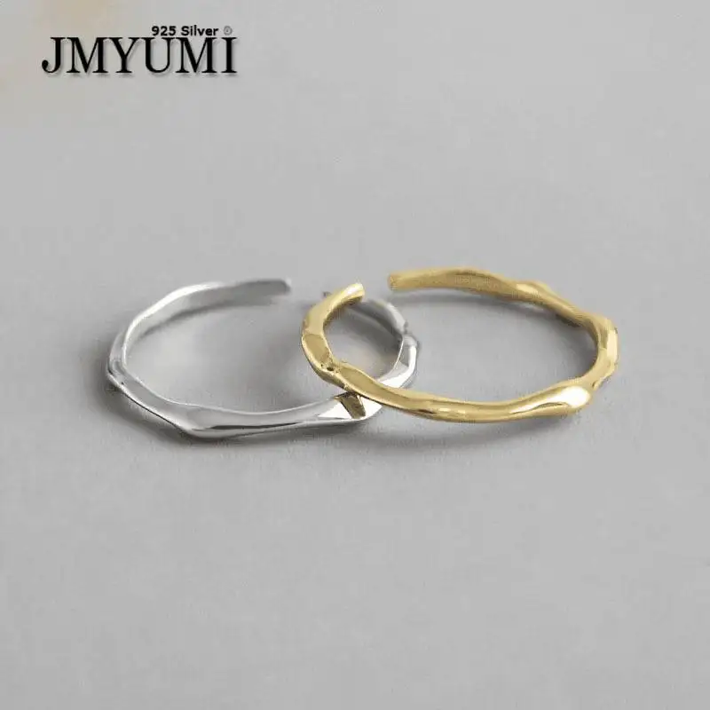 JMYUMI 925 Sterling Silver HOT Sale Geometric Irregular Thin Ring Women Fashion Cool Smooth Minimalist Adjustable Ring Jewelry
JMYUMI 925 Sterling Silver HOT Sale Geometric Irregular Thin Ring Women Fashion Cool Smooth Minimalist Adjustable Ring Jewelry