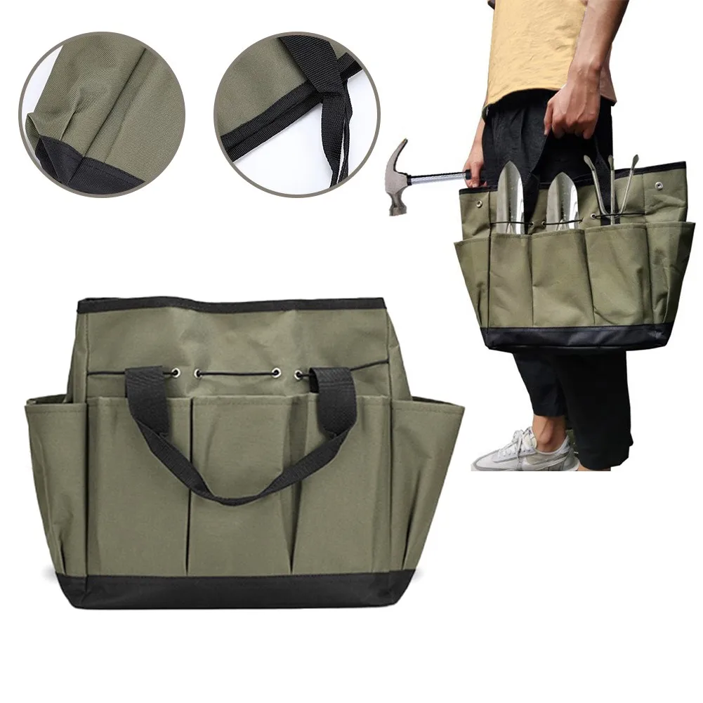 Gardening Tool Storage Bag Garden Plant Tool Bag For Garden Tool Kits Storage 34.3x17.2x30.3cm
Gardening Tool Storage Bag Garden Plant Tool Bag For Garden Tool Kits Storage 34.3x17.2x30.3cm