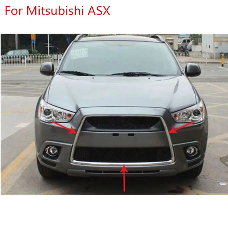 ABS chrome grille trim around Racing grills light bar trim For 2010-2012 Mitsubishi ASX
ABS chrome grille trim around Racing grills light bar trim For 2010-2012 Mitsubishi ASX