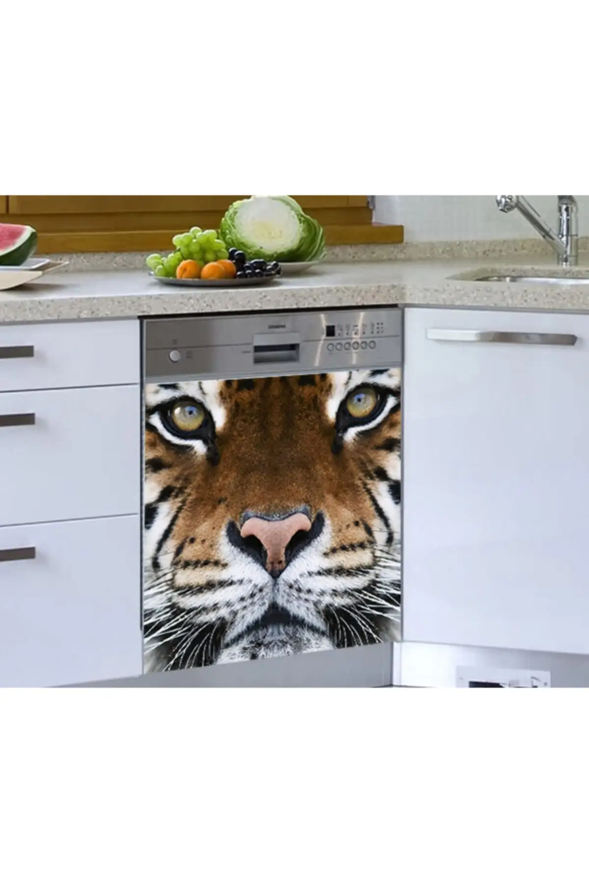 Dishwasher Sticker Tigers