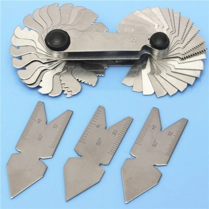4Pcs Thread Gauge Steel Thread Measuring Gage Metric Screw Pitch Gauge 60/55 Degree Square Thread Plug Gage For Measuring Tool
4Pcs Thread Gauge Steel Thread Measuring Gage Metric Screw Pitch Gauge 60/55 Degree Square Thread Plug Gage For Measuring Tool