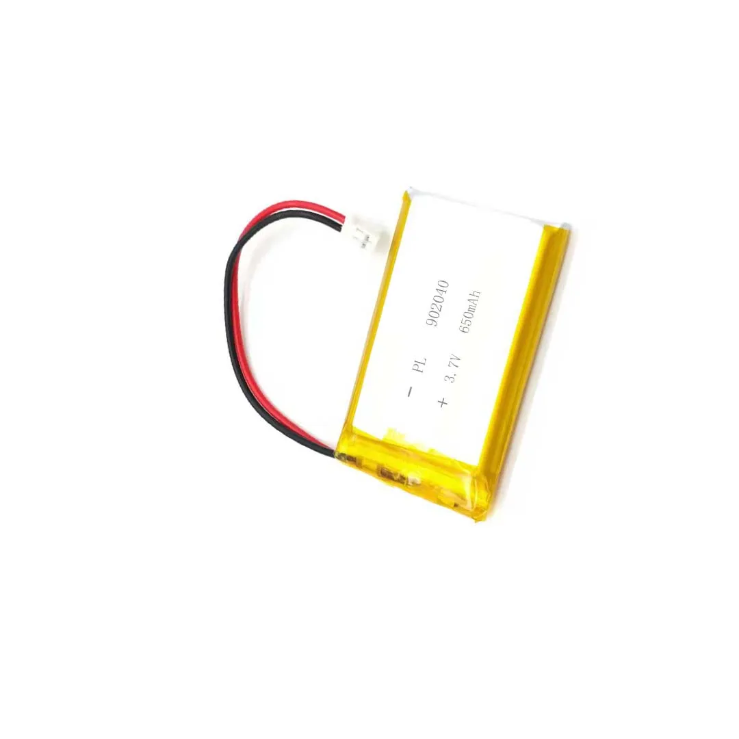 2/5/20pcs MSDS Verified 3.7V 650mAh 902040 Li Lithium Polymer Ion Battery with 2.0mm JST Connector
2/5/20pcs MSDS Verified 3.7V 650mAh 902040 Li Lithium Polymer Ion Battery with 2.0mm JST Connector