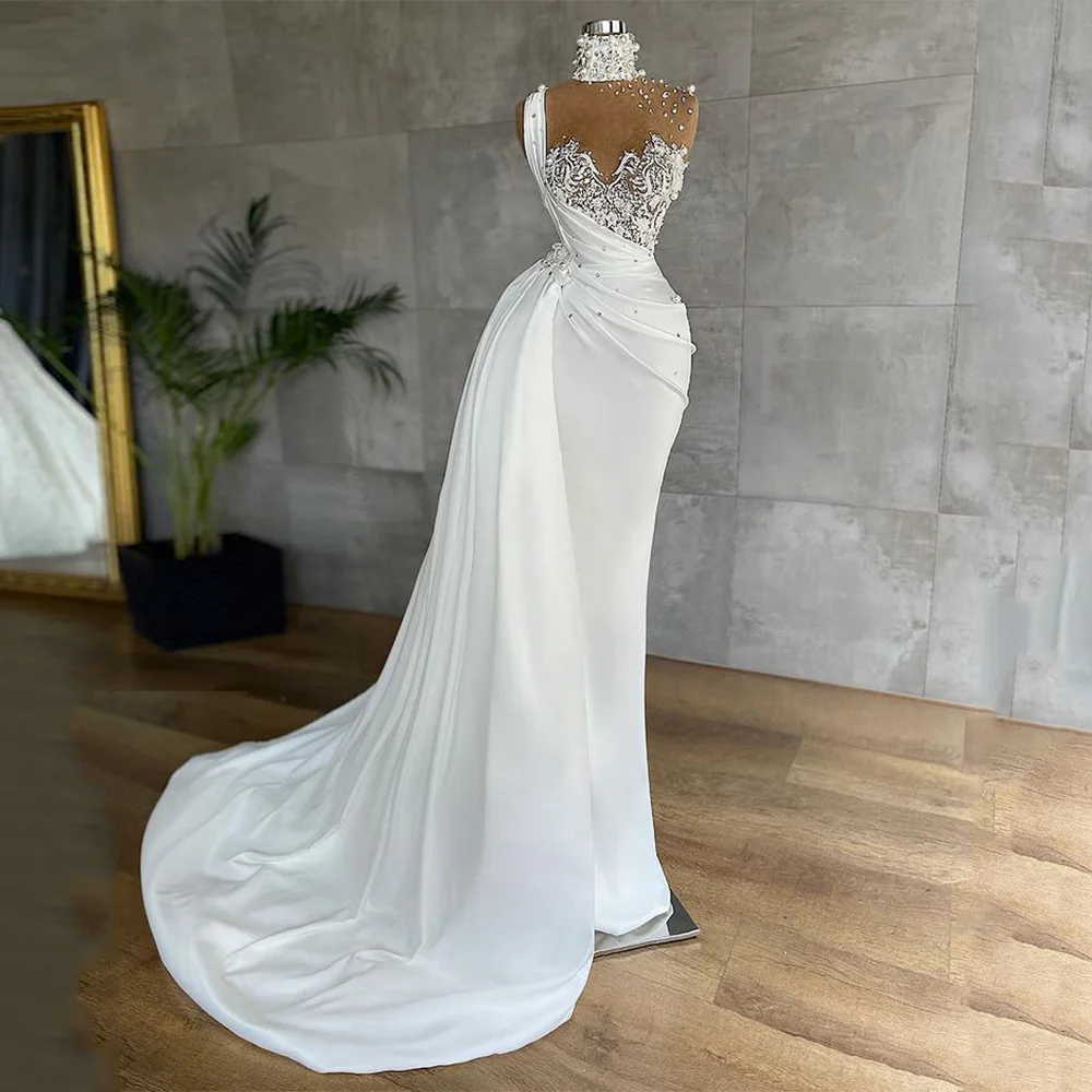 Elegant White Evening Dress for Women 2022 Formal Party Gowns Halter Sleeveless Top Beading Lace Mermaid Prom Dresses
Elegant White Evening Dress for Women 2022 Formal Party Gowns Halter Sleeveless Top Beading Lace Mermaid Prom Dresses